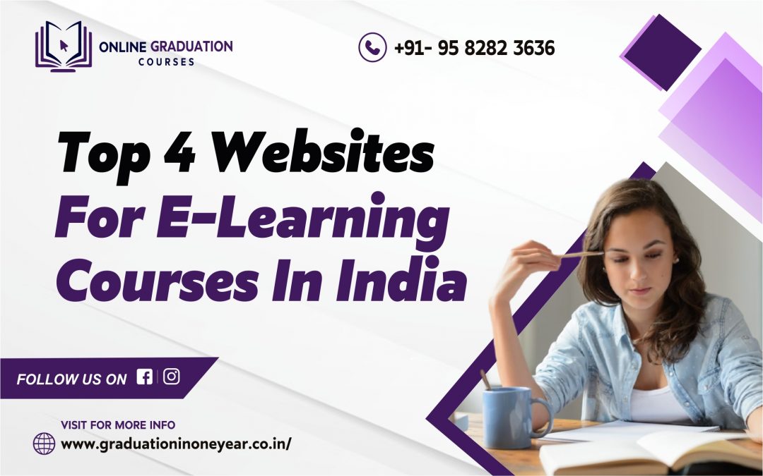 top 4 websites for E-learning courses