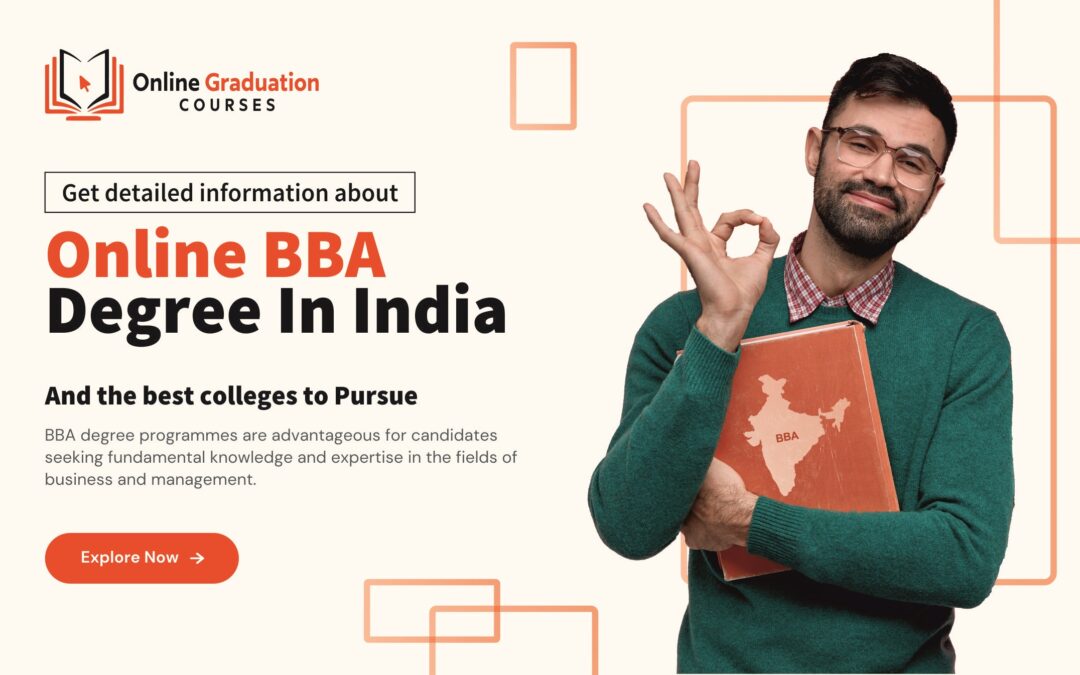 Online BBA degree india cover image