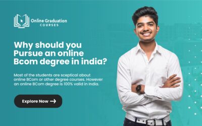 Why should you pursue an online BCom degree in India?