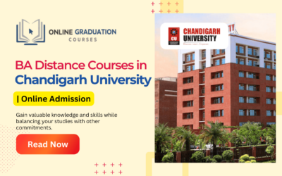 BA Distance Courses in Chandigarh University | Online Admission