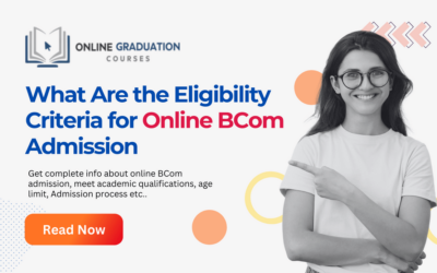 What Are the Eligibility Criteria for Online BCom Admission