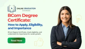 bcom degree certificate how to apply