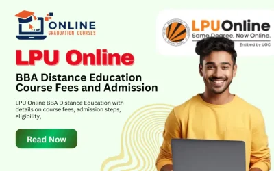 LPU Online BBA Distance Education Course Fees and Admission