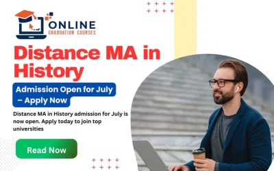 Distance MA in History Admission Open for July 2025 – Apply Now