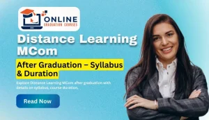 mcom distance learning
