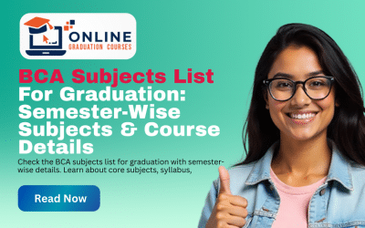 BCA Subjects List for Graduation: Semester-Wise Subjects & Course Details