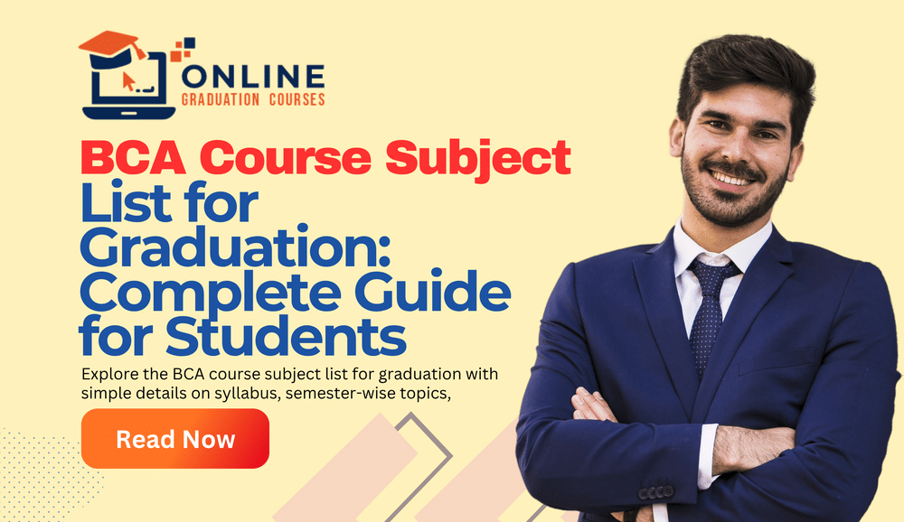 BCA Course Subject List for Graduation